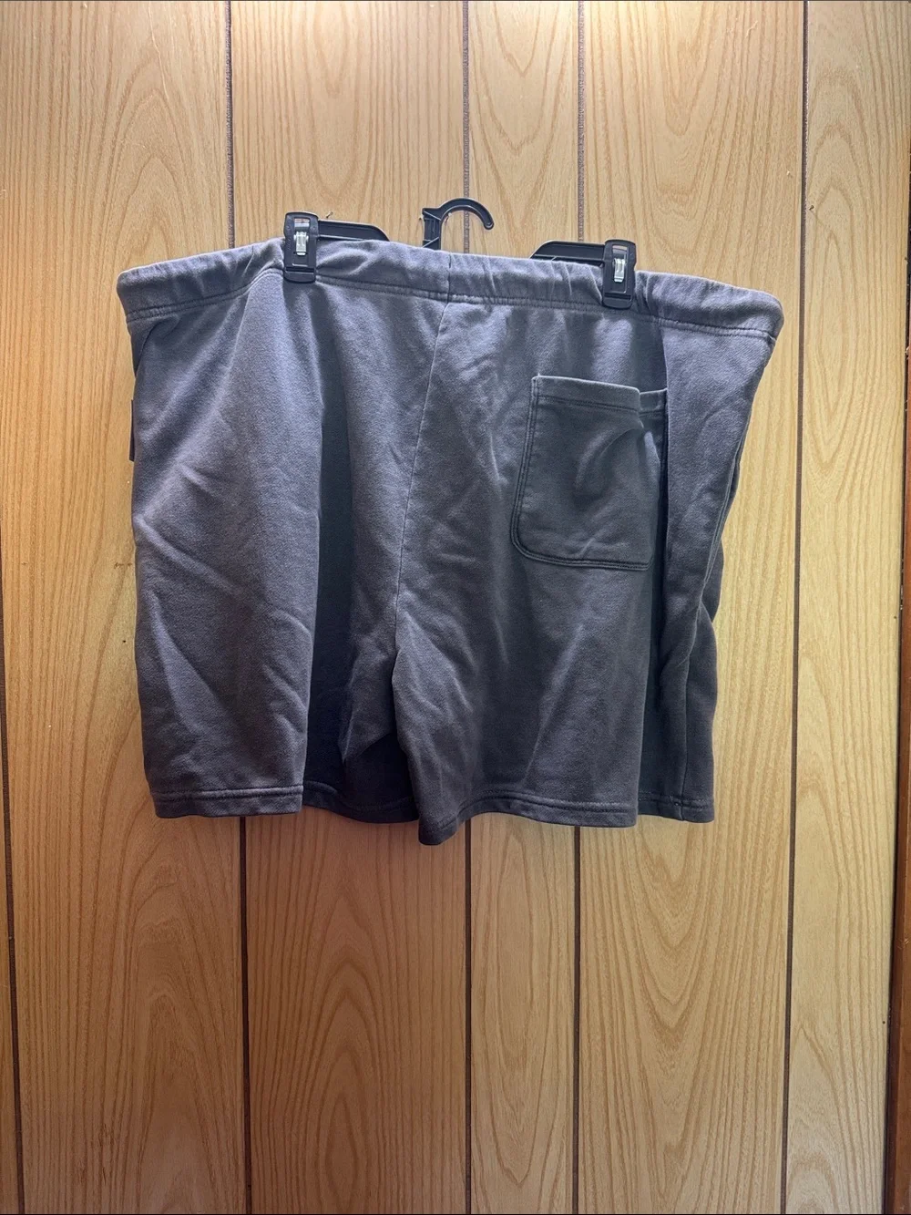 No Boundaries Men's Charcoal Gray Drawstring Athletic Shorts